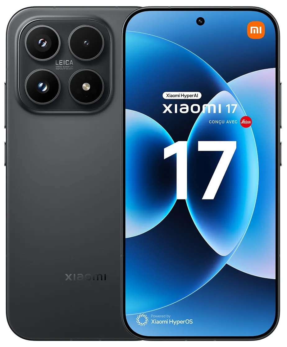 Xiaomi 17 v čiernej farbe s Leica fotoaparátom