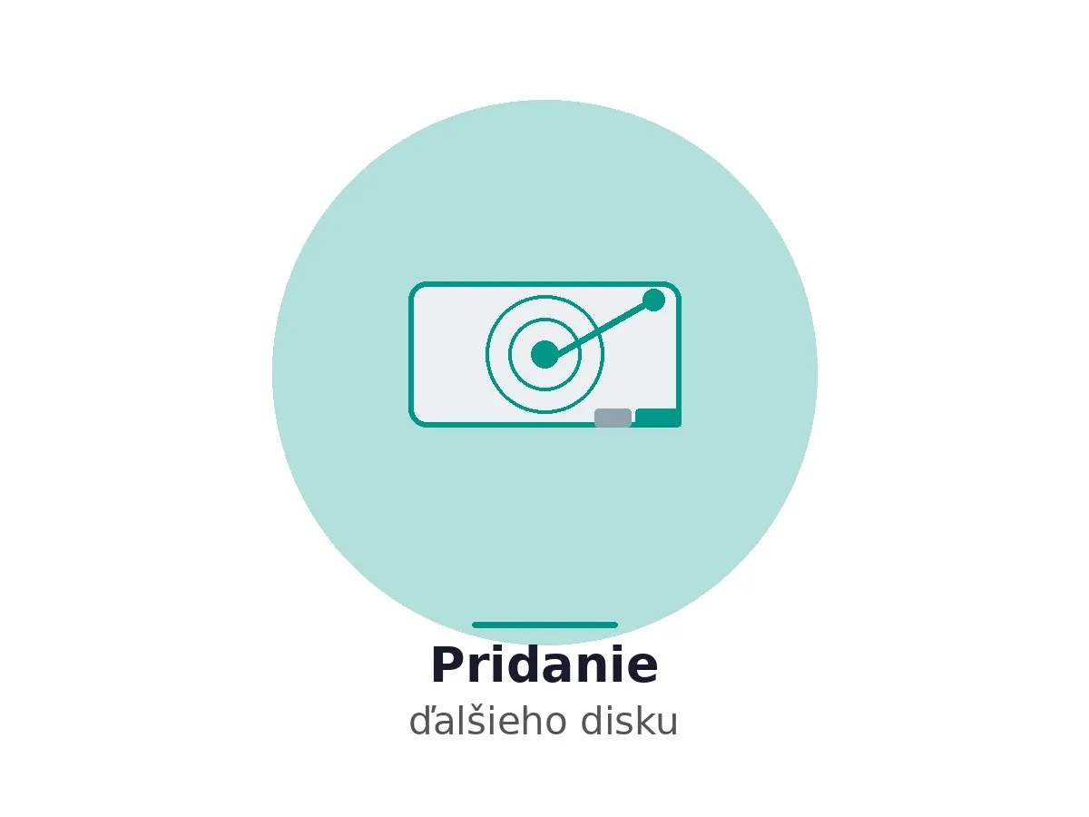 Pridanie ďalšieho disku do PC