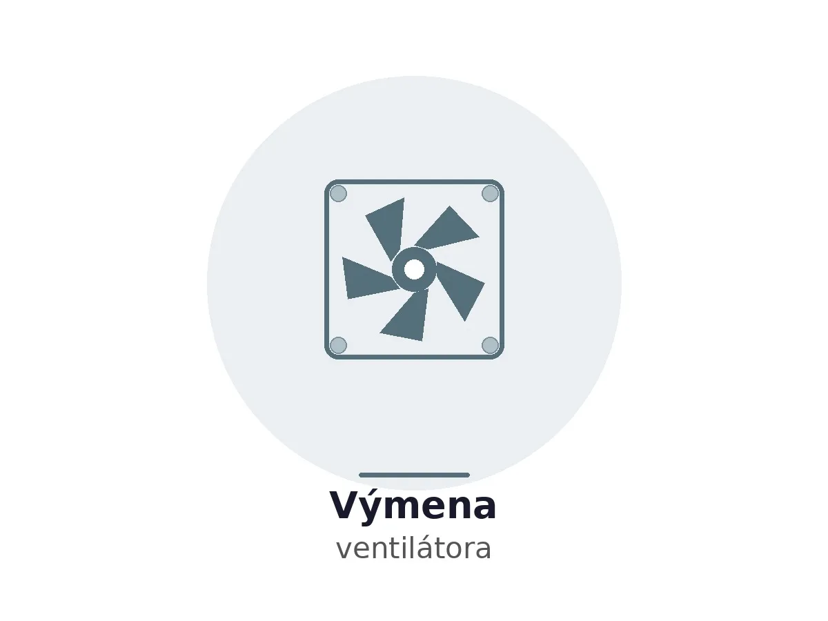 Výmena ventilátora
