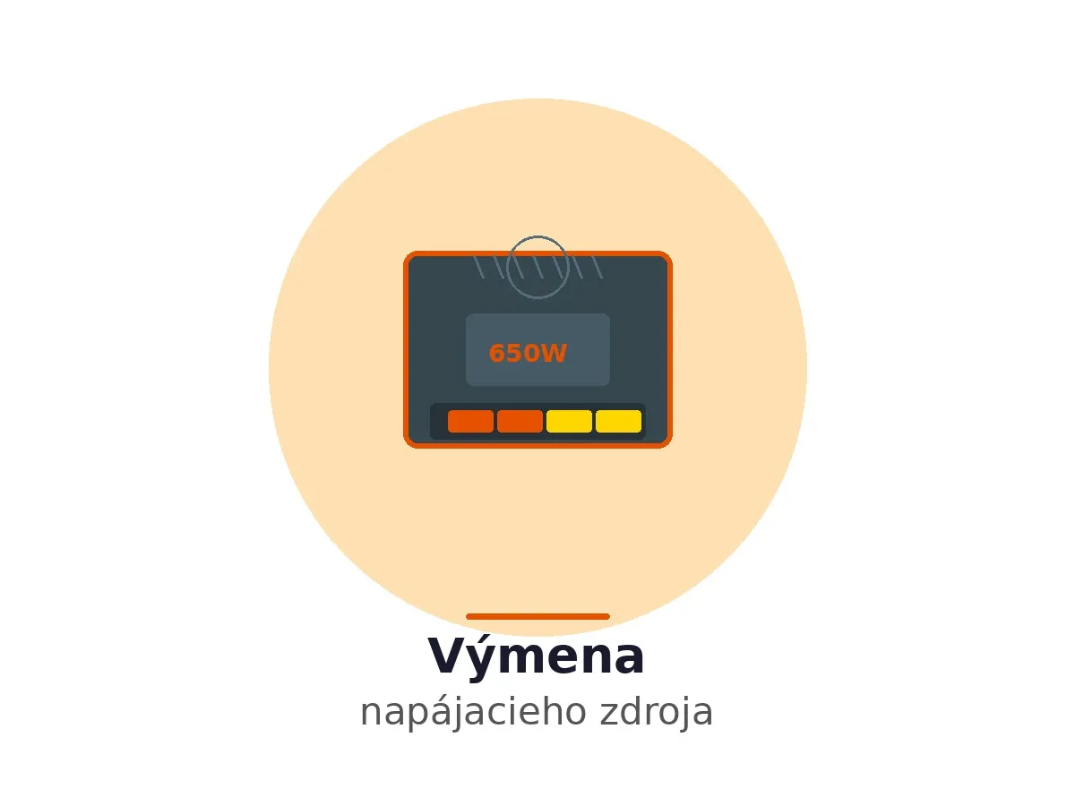 Výmena napájacieho zdroja PC